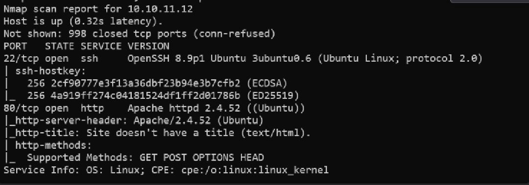 Nmap Result